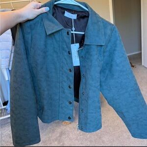 Sage Women's Teal Jean Jacket
